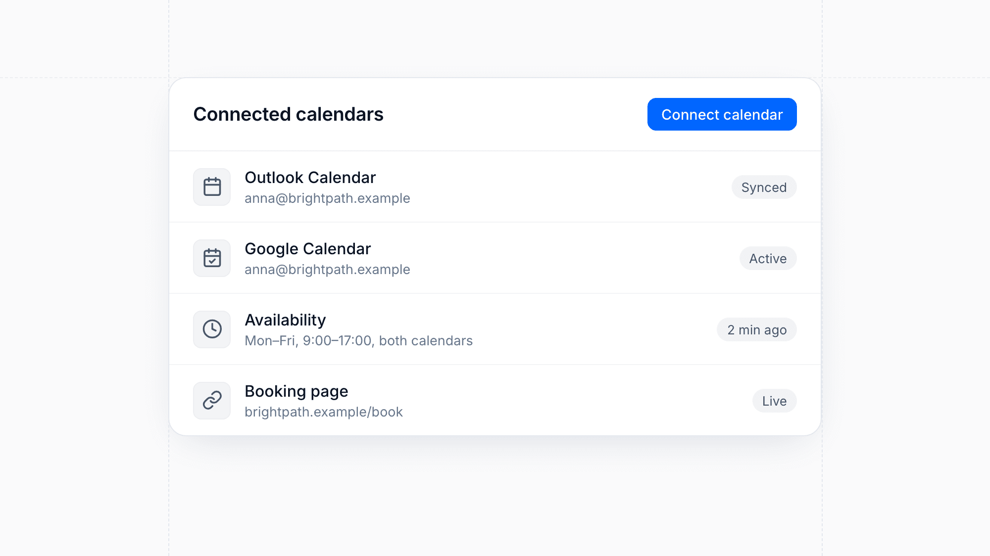 Outlook Calendar Integration