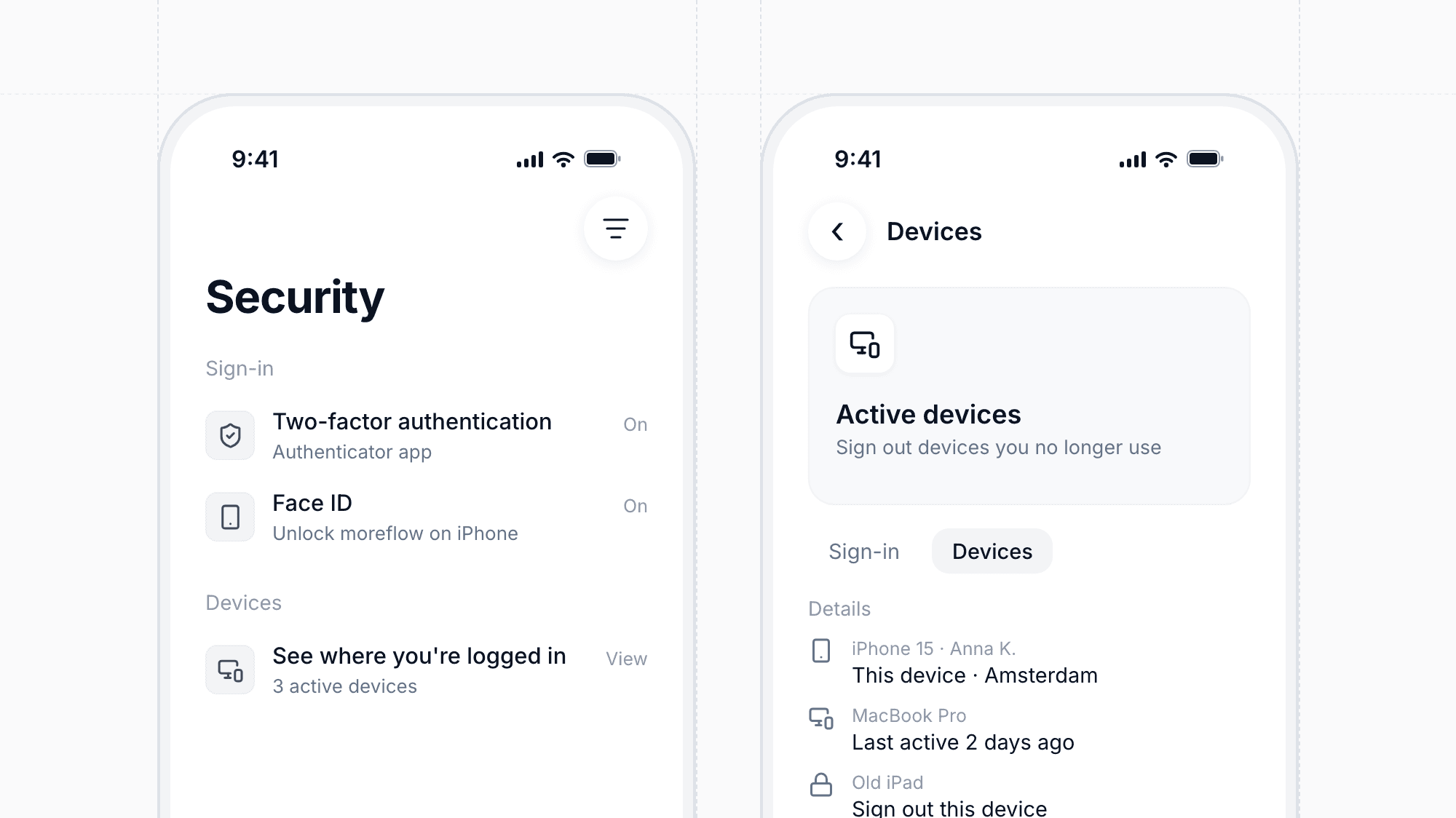 Two-Factor Authentication and Device Management
